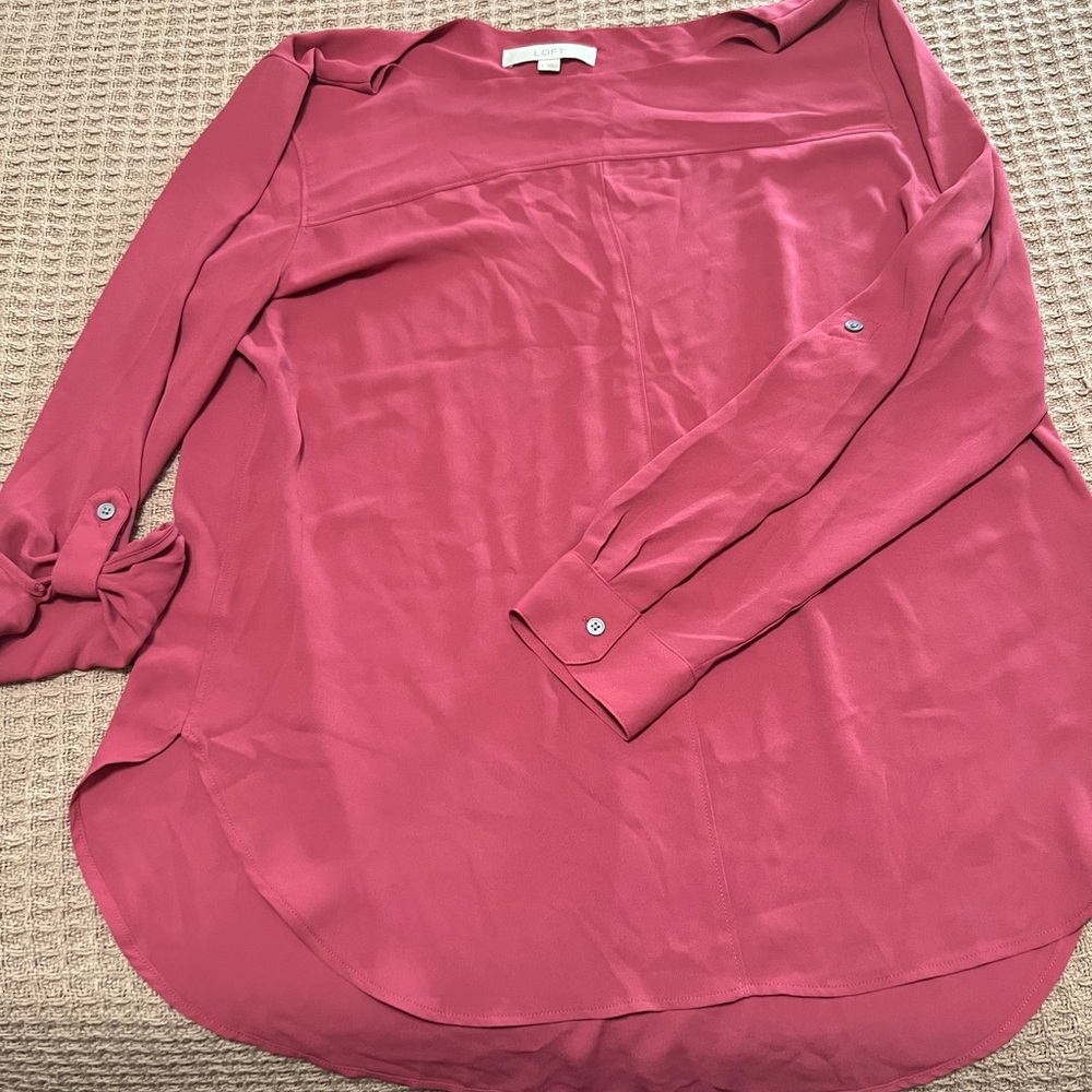 Elegant Women's Pink Loft Blouse